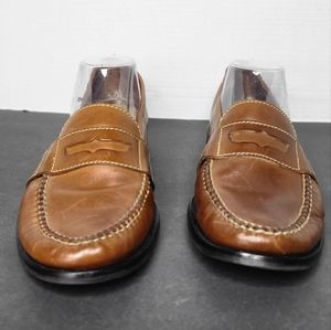 Cole Haan Brown Men's Leather Penny Loafer Size 10.5